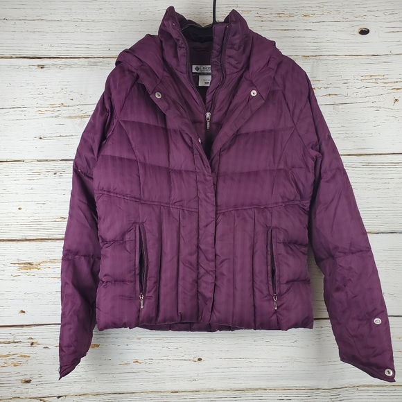 Columbia Jackets & Blazers - Columbia Purple Down Filled Puffer Jacket